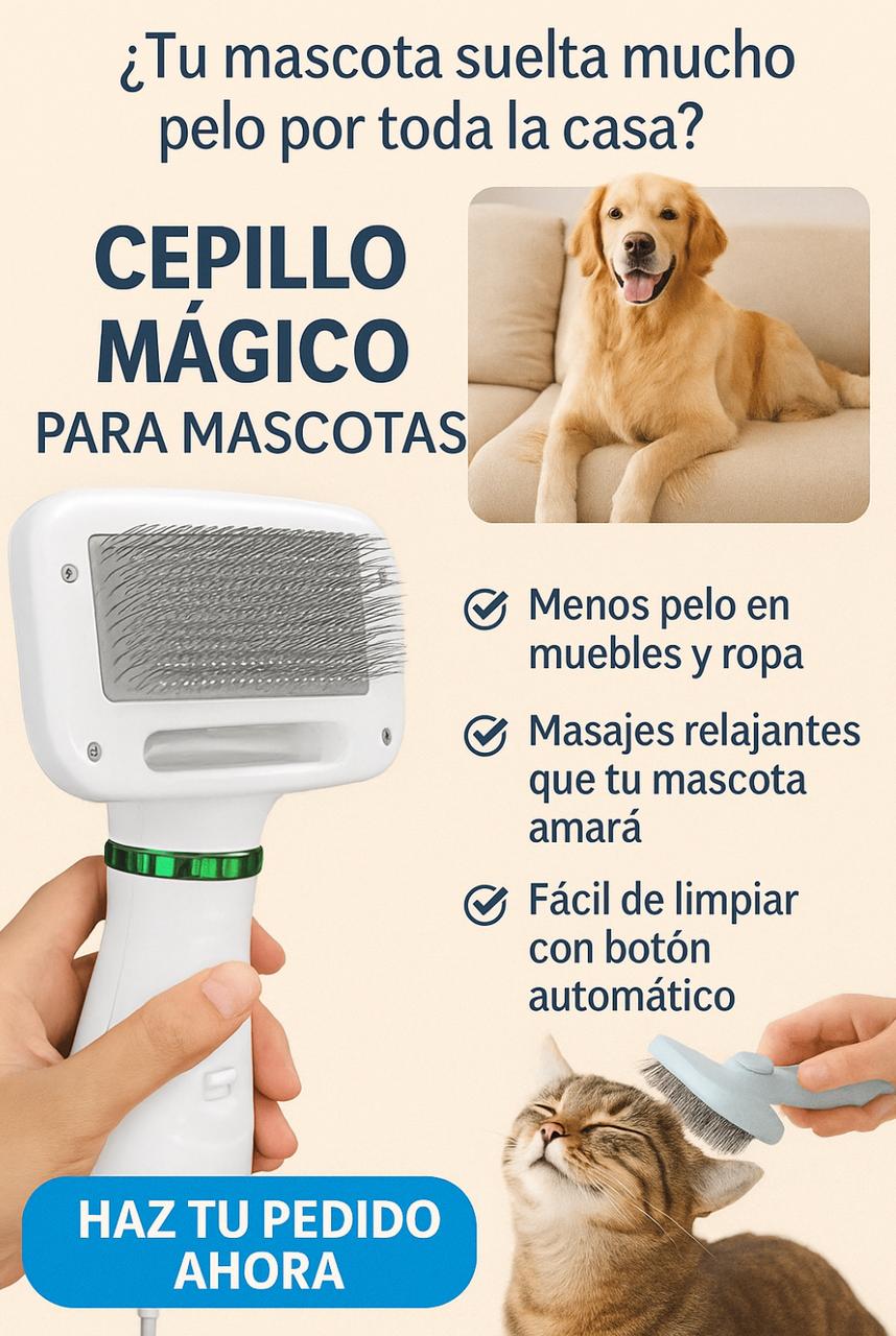 Cepillo Secador Para Mascotas