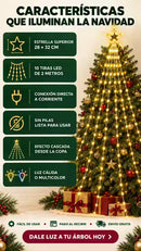🎄 OFERTA NAVIDEÑA ⭐ LUCES ESTRELLA CASCADA 🎁 TAPETE NAVIDEÑO GRATIS 🔥 50% DE DESCUENTO  🚚 ENVÍO GRATIS 💳 PAGA AL RECIBIR [QUIERO LA MÍA]
