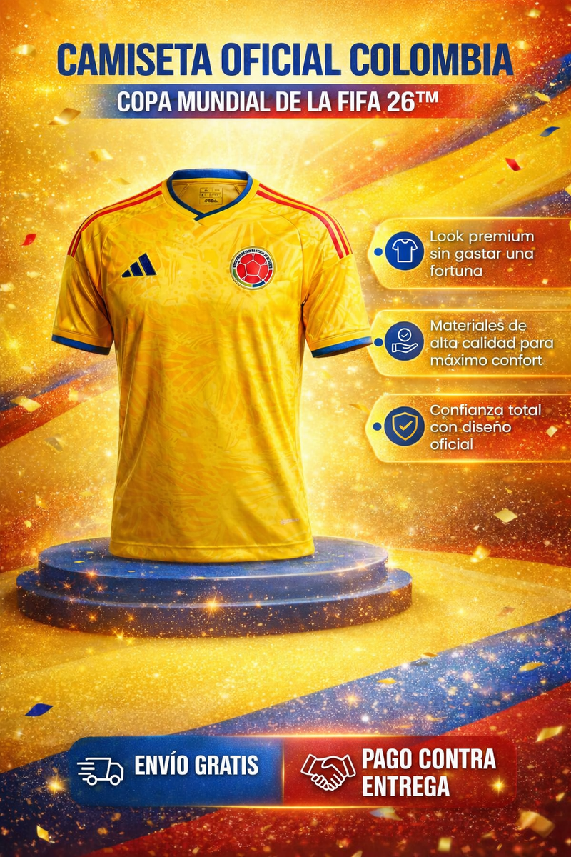🔥🔥! ¡NO ES SOLO UNA CAMISETA… ES ORGULLO COLOMBIANO!