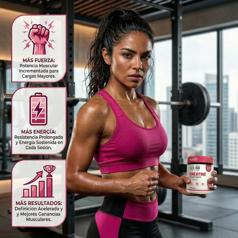 🔥 MÚSCULO RÁPIDO O SIGUE SIENDO IGUAL 🔥 Creatina™  Monohydrate 2 por 1: Compra uno y llévate otro gratis.