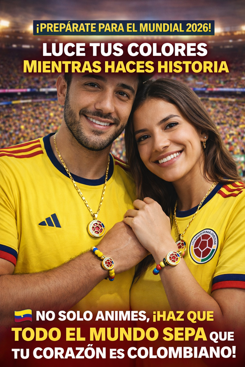 🇨🇴ORGULLO COLOMBIANO EN TU PIEL⚽— COMPRA LA MANILLA Y RECIBE EL COLLAR DE SELECCIÓN GRATIS + CAJA PREMIUM GRATIS🇨🇴