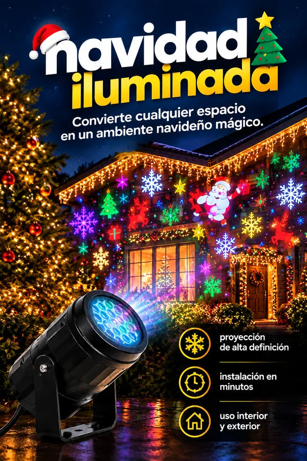 🎄✨ PROYECTOR NAVIDEÑO