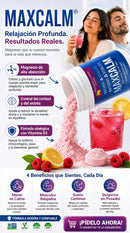 MAX CALM® Bebida Relajante de Magnesio, reduce el cortisol