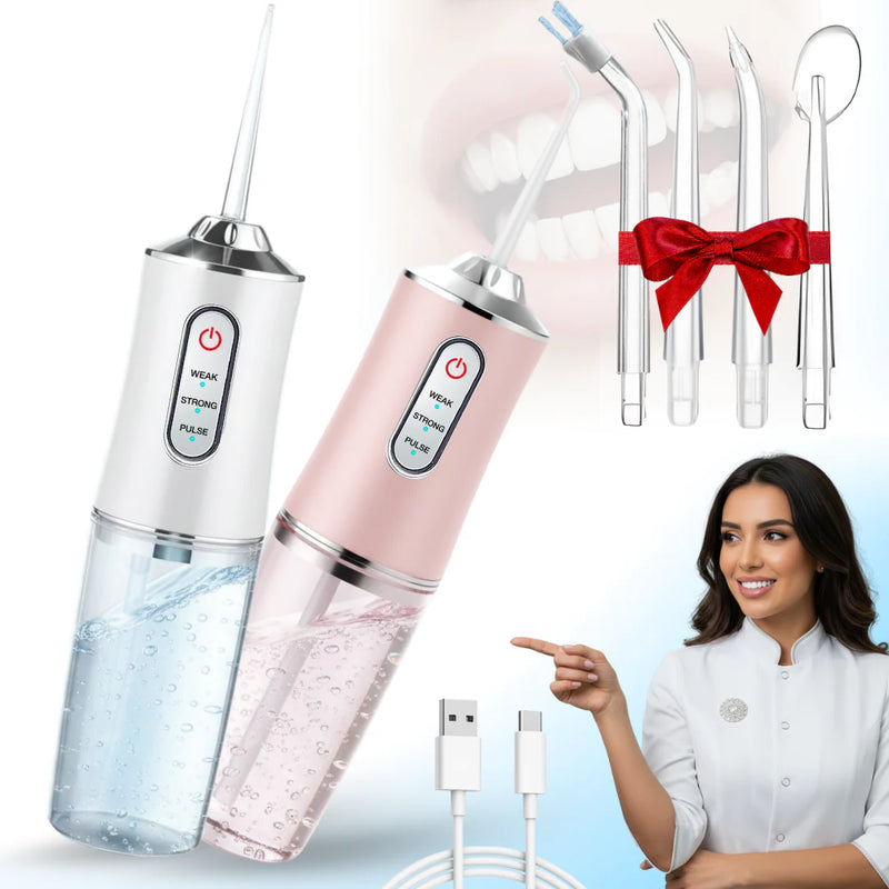 🔥 IRRIGADOR ORAL PROFESIONAL ⚡ ¡COMPRA 1 Y LLEVA OTRO GRATIS + 2 OBSEQUIOS HOY! (2 POR EL PRECIO DE 1)