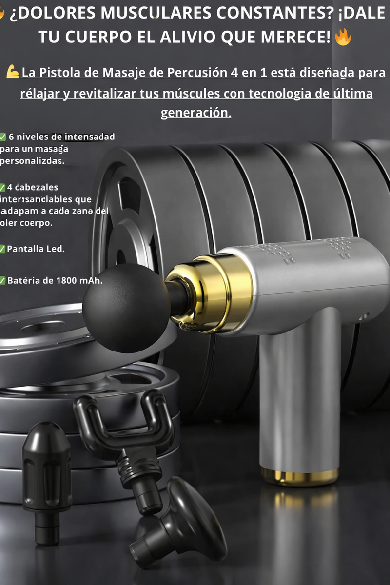🔥 COMPRA 2 Y LLÉVATE 3: MASAJEADOR MUSCULAR + PIES Y BORBOLETA GRATIS