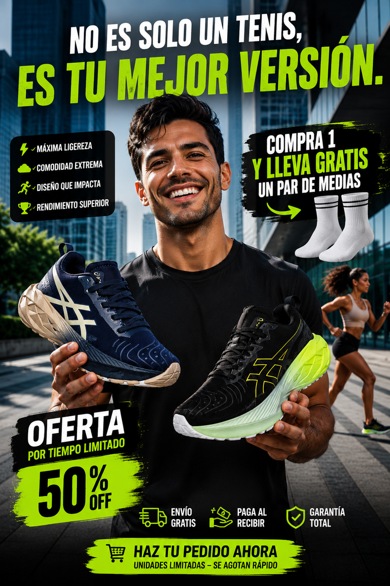 👟 ASICS NOVABLAST™ EL TENIS MÁS BRUTAL JAMÁS CREADO PARA TUS PIES👟