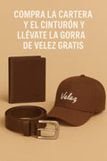 🔥¡EL KIT DE LUJO QUE TRANSFORMA TU ESTILO EN SEGUNDOS!¡CORREA PREMIUM + BILLETERA DE CUERO + GORRA VELEZ GRATIS… 🔥
