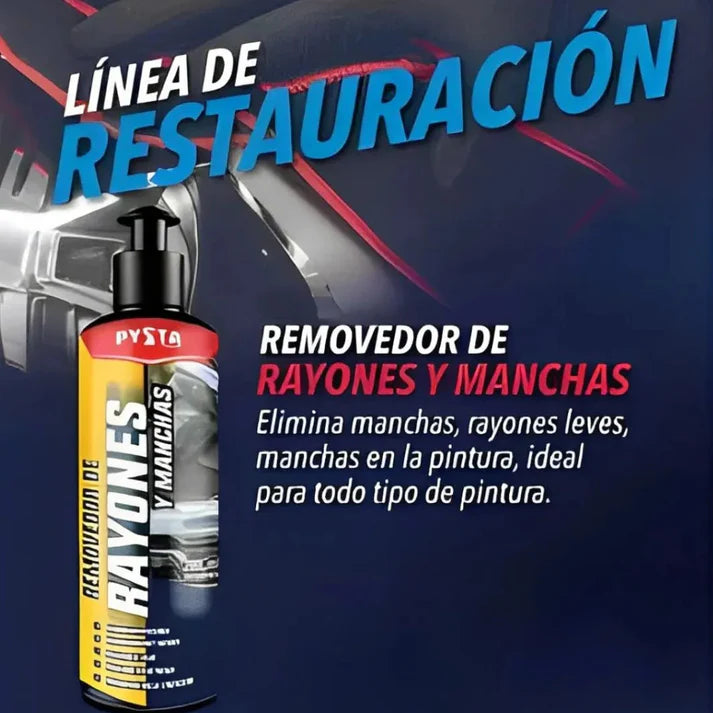 🔥1 Botella de Removedor de Rayones (200ml) + Cera Express + Champú de Regalo  🔥