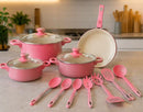 🍳 JUEGO DE COCINA 13 PIEZAS + TRITURADOR DE AJO DE ACERO GRATIS 🎁
