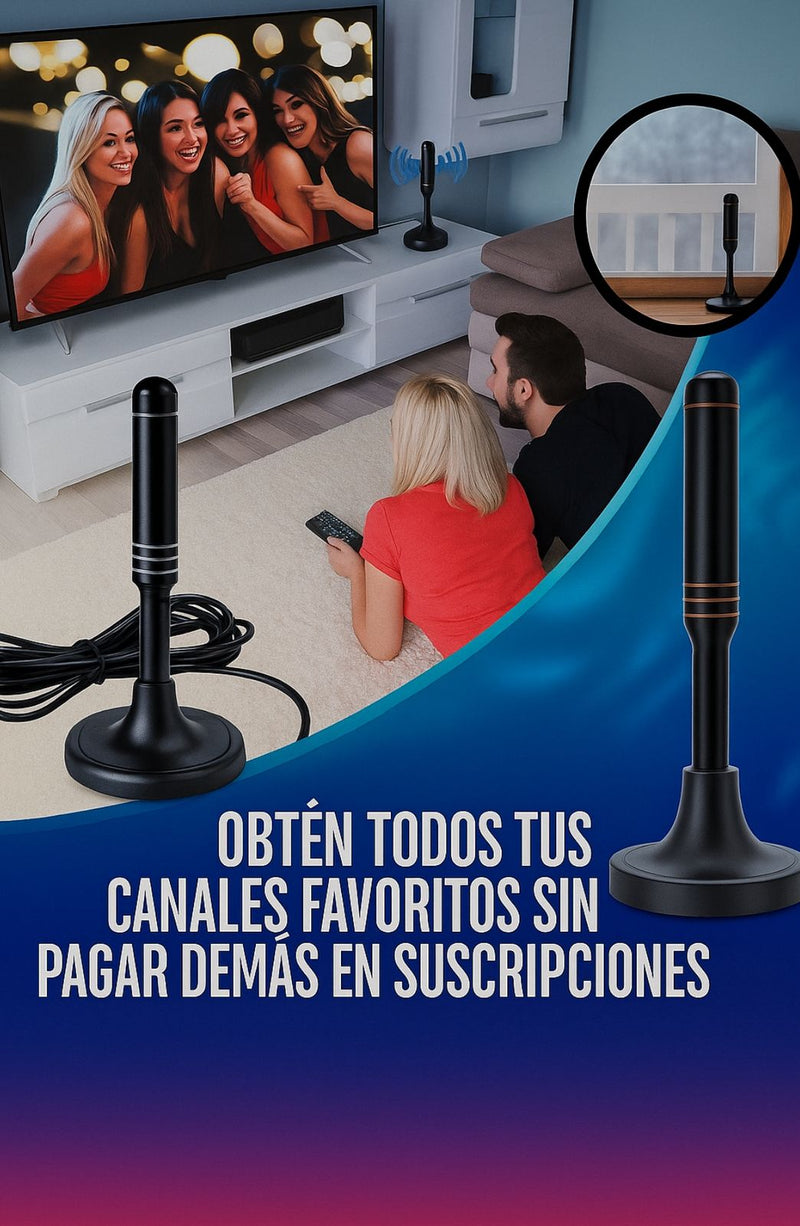 📡¡Compra 1 y llévate 2 antenas TDT digitales gratis! ¡1 antena gratis! ¡Señal de TV HD gratis en cualquier momento! 📺