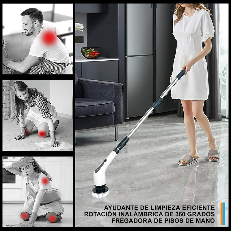 🚨 ¡Di adiós al dolor de espalda y al cansancio! 🚨 La Escoba Eléctrica 9-en-1 que limpia por ti – 💥Más de 8.000 unidades vendidas en Colombia💥