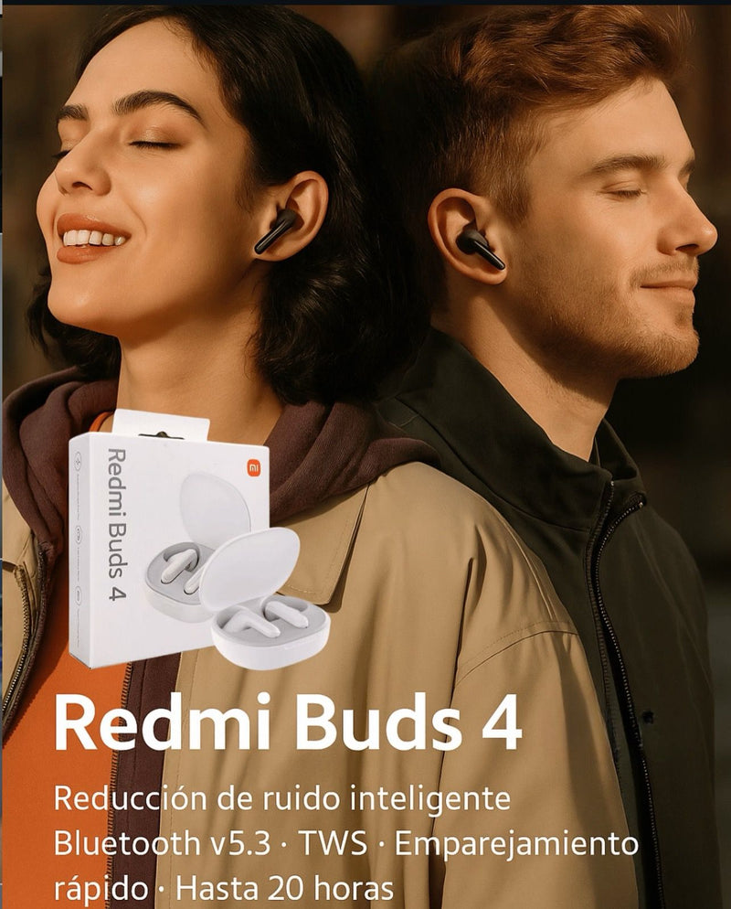 🎧 *Redmi Buds 4 – Potencia, Comodidad y Sonido Premium sin Límites*