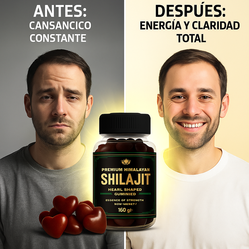 🔥 ¿Cansado de sentirte sin energía y sin ánimo? Descubre las Gomitas de Shilajit – Vitalidad y fuerza natural en cada dosis