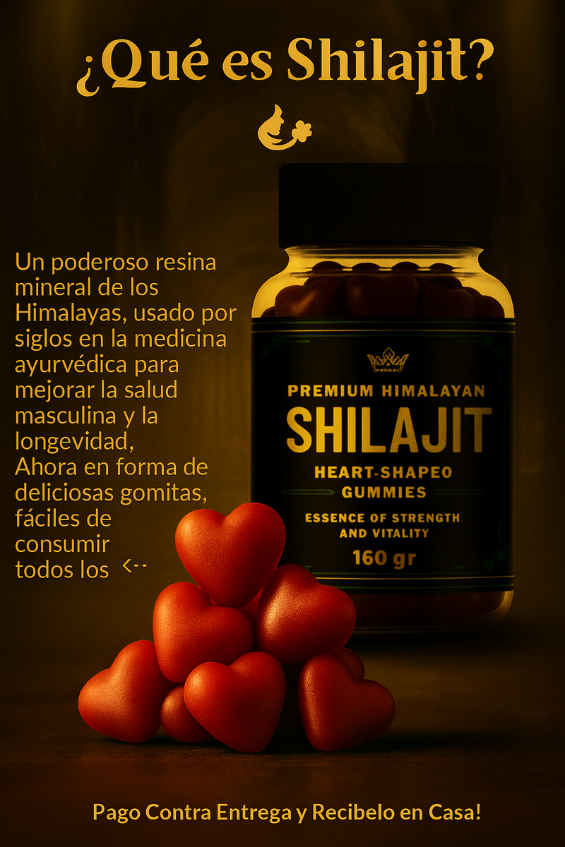 🔥 ¿Cansado de sentirte sin energía y sin ánimo? Descubre las Gomitas de Shilajit – Vitalidad y fuerza natural en cada dosis