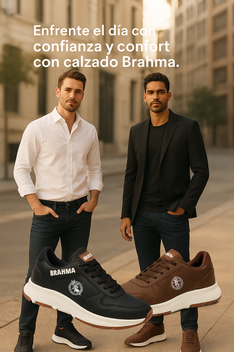 👟ZAPATO BRAHMA CASUAL“Descubre el ÚNICO calzado capaz de eliminar por completo tu cansancio, tu dolor de pies !🔥