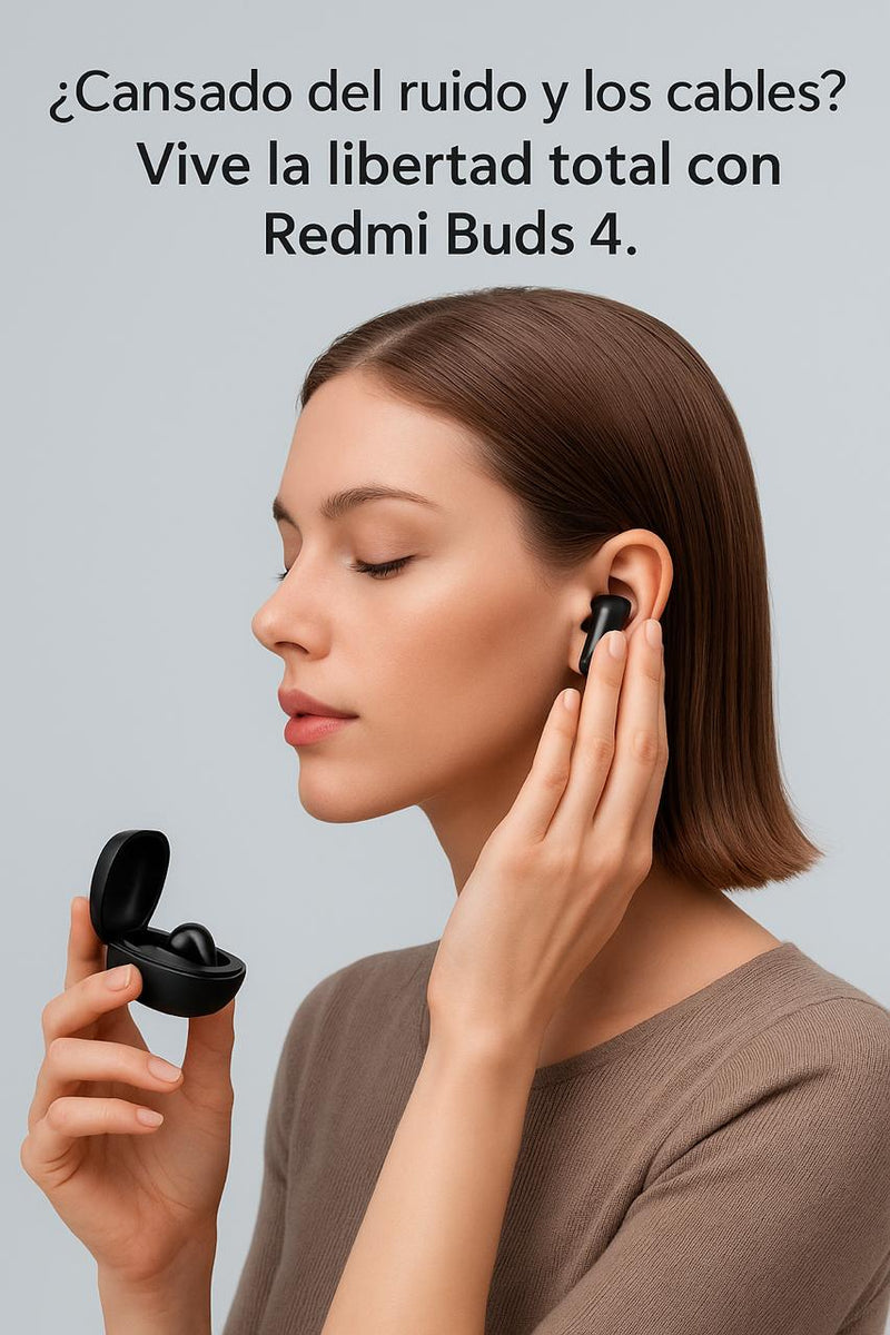 🎧 *Redmi Buds 4 – Potencia, Comodidad y Sonido Premium sin Límites*