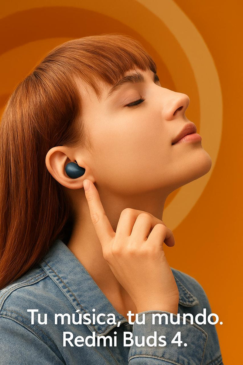🎧 *Redmi Buds 4 – Potencia, Comodidad y Sonido Premium sin Límites*
