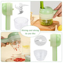 🥒 Picador Eléctrico de Vegetales y Carne 4 en 1 – Rápido, Seguro y Sin Esfuerzo