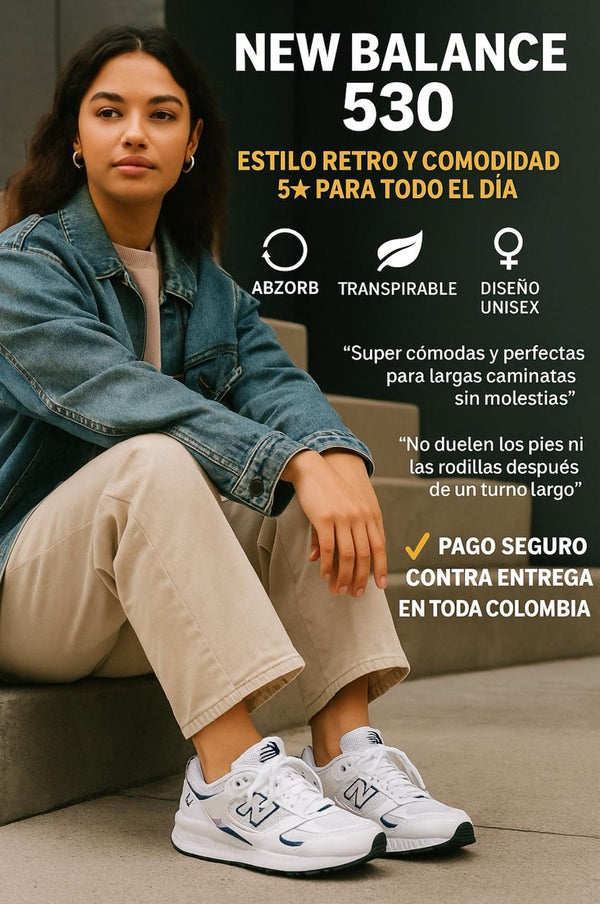 🔥New Balance 530 – ¡Camina Sin Dolor, Vive Con Estilo! 🔥
