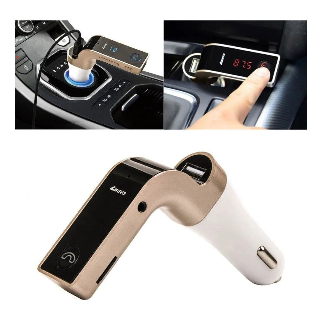 🔊¡Solo hoy! ¡Compra tu transmisor para auto con 50% de descuento y llévate otro gratis!🚗✨"